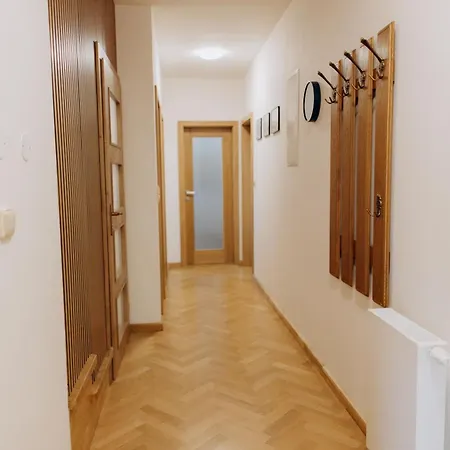 アパート Familyvilla, New 4 Luxury Big Apartments, Parking プラハ